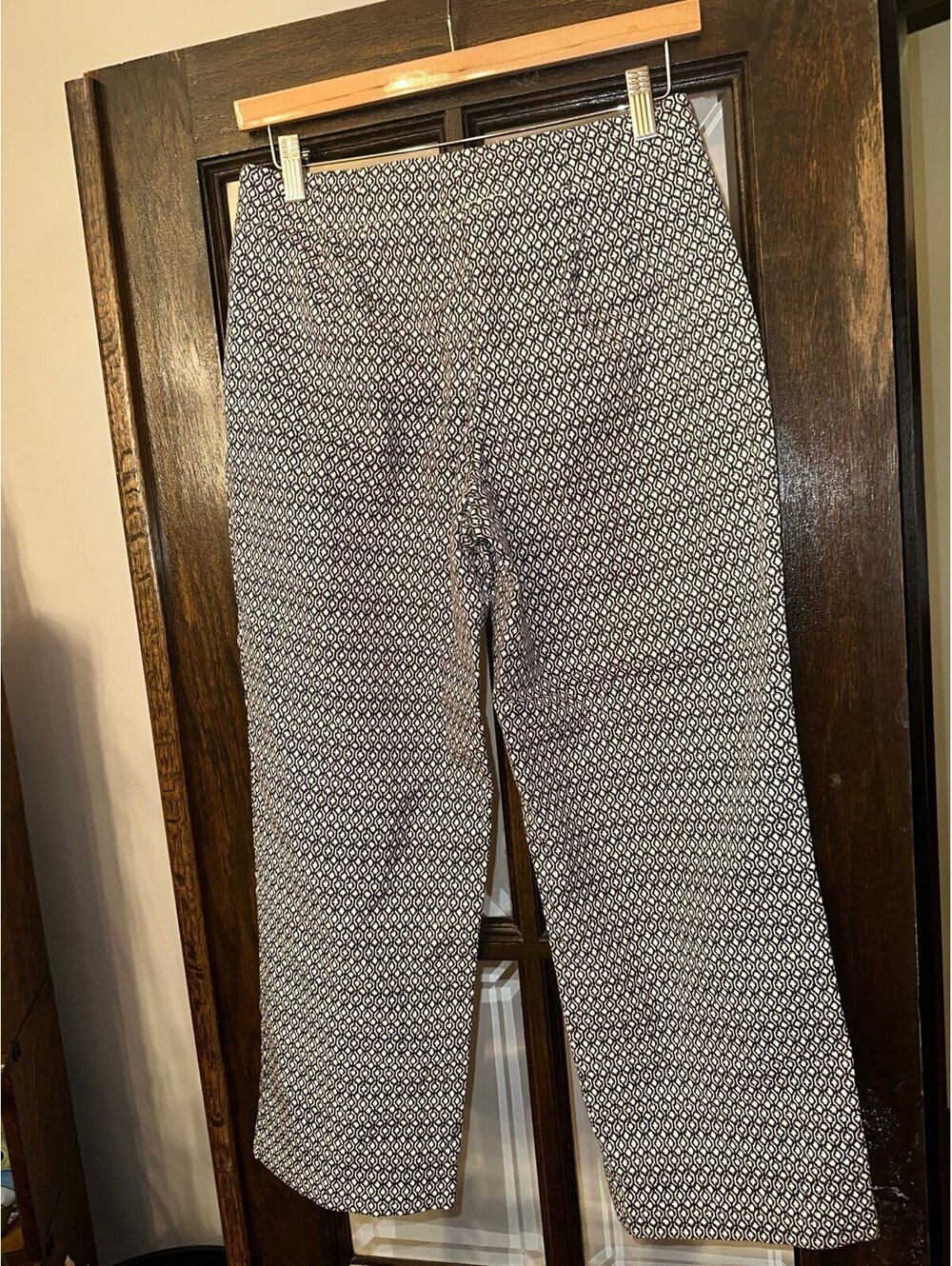 Women’s Talbots geometric ankle/wide-leg pants